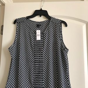 AT Sleeveless Blouse NWT